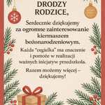 Podziękowanie dla rodziców w formie plakatu