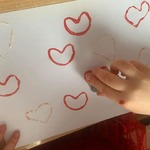 Stemplowanie kawałkiem papieru