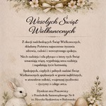 Plakat z życzeniami wielkanocnymi