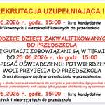 Ogłoszenie dotyczące rekrutacji