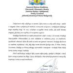 List od Zastępcy Prezydenta Miasta Białegostoku