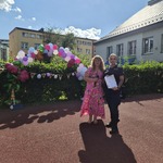 Pani dyrektor wraz z przedstawicielką Policji